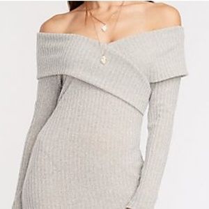 Off shoulder Skater dress